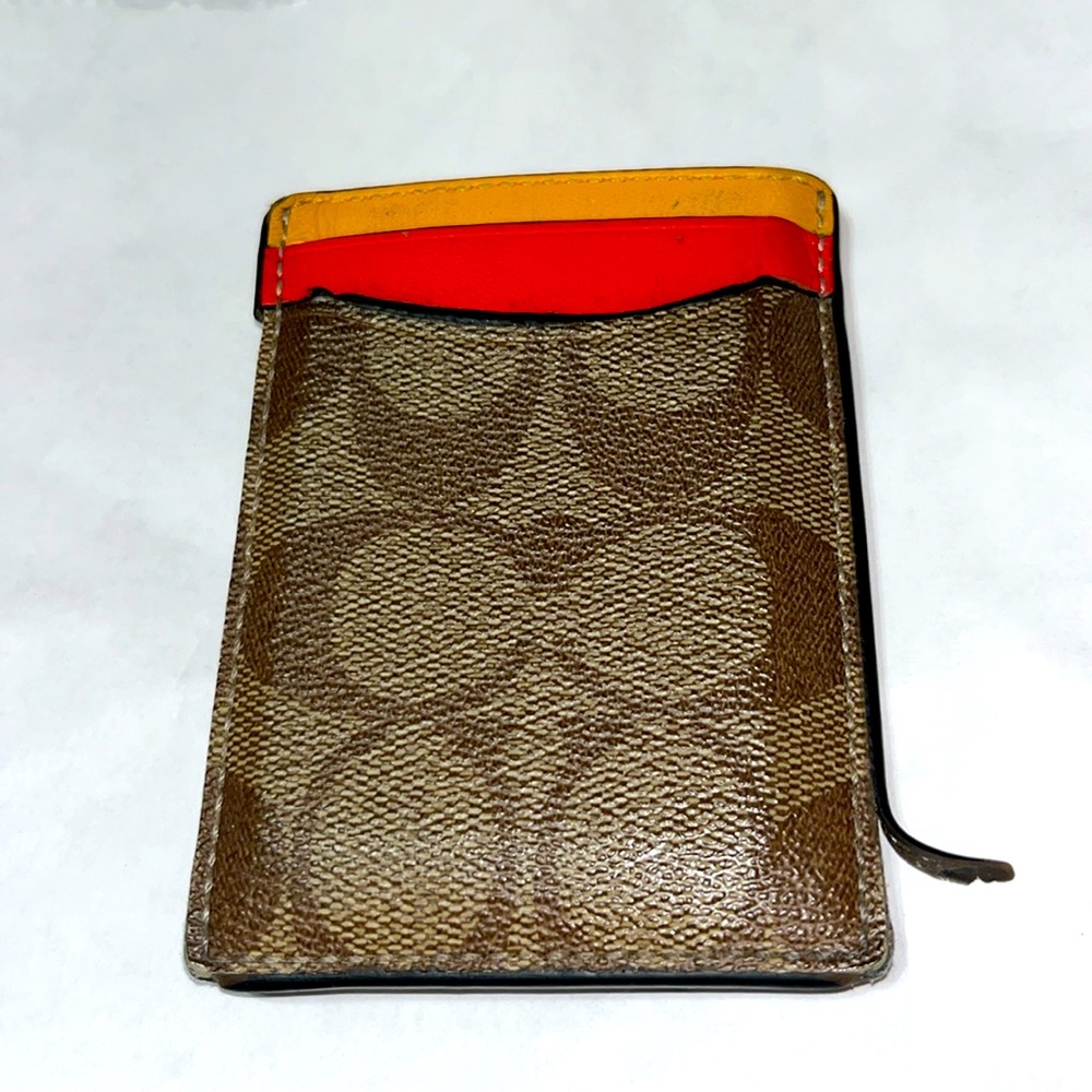 Coach Authentic Credit Card Holder Money Clip